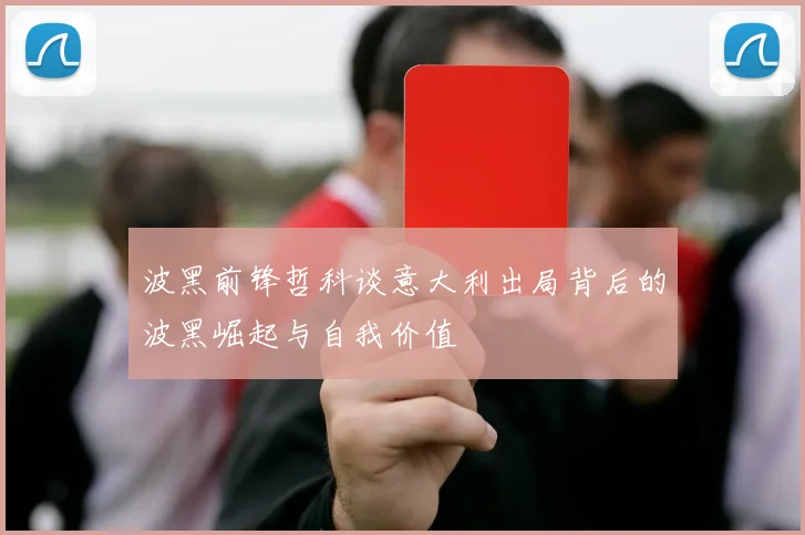 波黑前锋哲科谈意大利出局背后的波黑崛起与自我价值